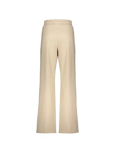 Moorer Flared Drawstring Trousers In Gray