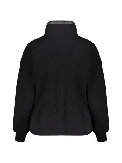 Moorer Zip-up Drawstring Jacket In Blue