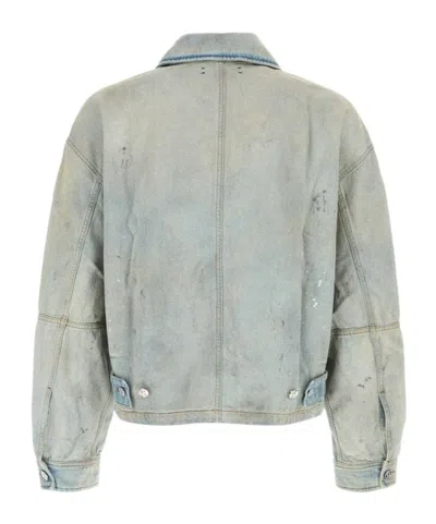 Amiri Distressed-effect Denim Jacket In Blue