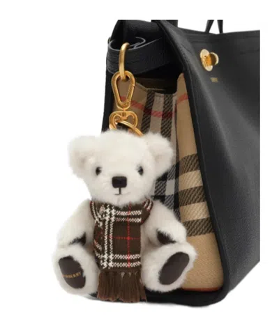 Burberry Thomas Bear Charm In White
