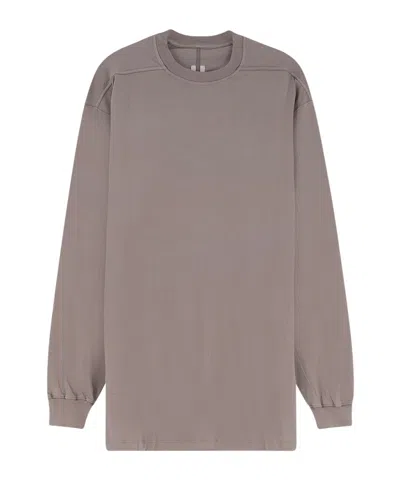 Rick Owens Level Crew Neck Long Sleeve T-shirt In Multi