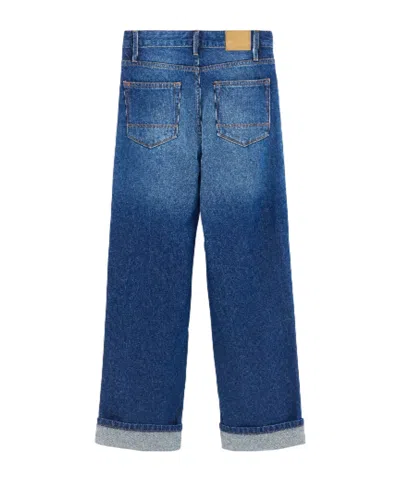 Bellerose Belt-loop Jeans In Blue
