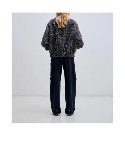 Darkpark Two-way Zip Jacket In Gray