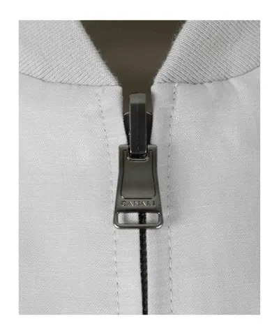 Canali Reversible Vest In Gray