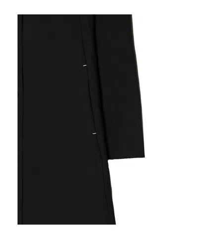 Jil Sander Long-sleeved Coat In Black