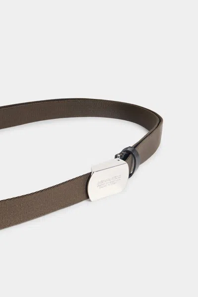 Dsquared2 Logo Belt In Green