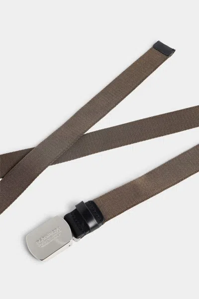 Dsquared2 Logo Belt In Green