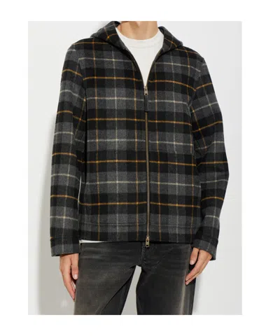 Woolrich Check-pattern Hooded Jacket In Multi