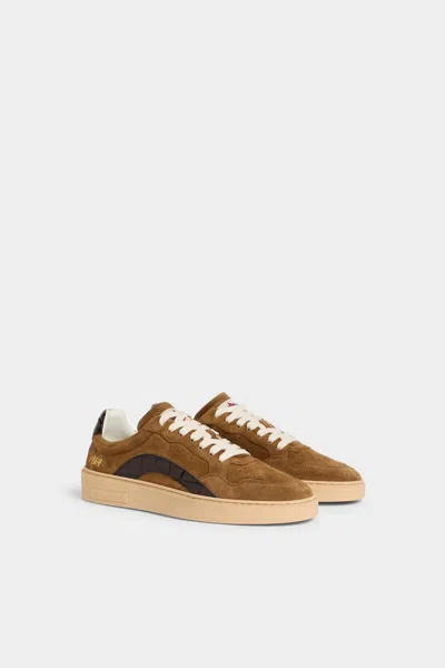 Dsquared2 Rider Sneakers In Brown