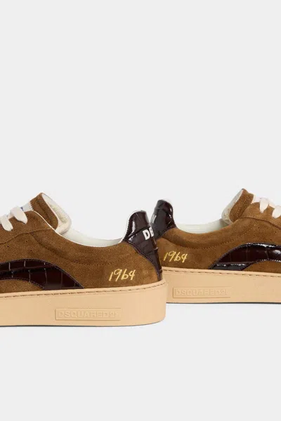 Dsquared2 Rider Sneakers In Brown