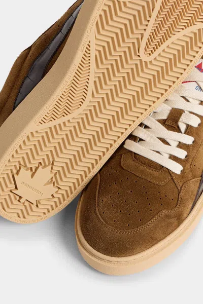 Dsquared2 Rider Sneakers In Brown