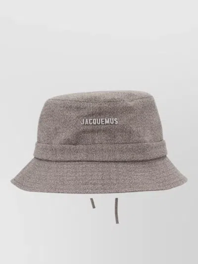 Jacquemus Bucket Hat In Gray