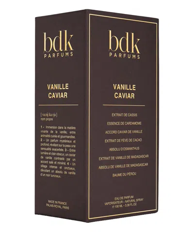 Bdk Parfums Vanille Caviar Eau De Parfum