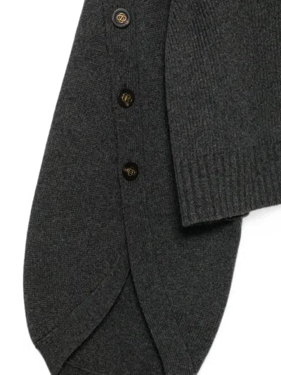 Zimmermann Long-sleeves Sweater In Gray