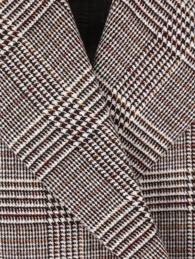 Ermanno Scervino Plaid-pattern Blazer In Gray
