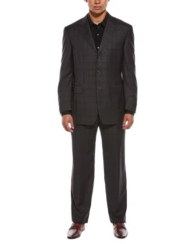 Canali 2pc Wool Suit In Gray