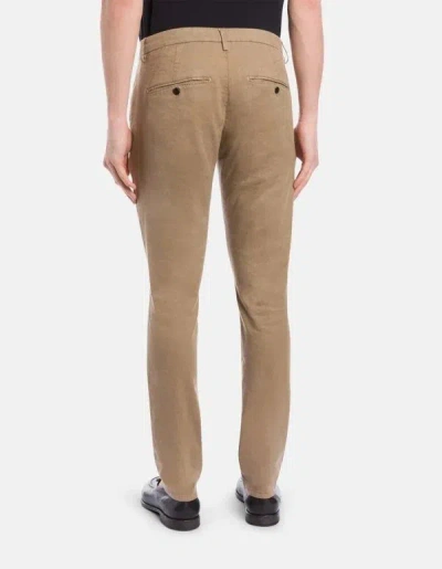 Dondup Gabardine Casual Trousers In Nude