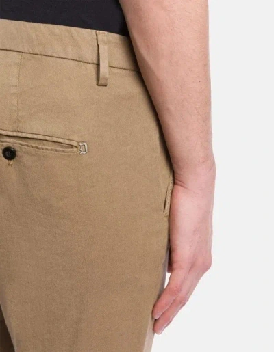 Dondup Gabardine Casual Trousers In Nude