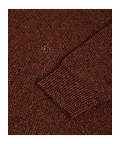 Baracuta Pullover Girocollo Shetland In Multi
