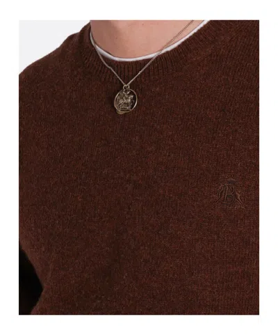 Baracuta Pullover Girocollo Shetland In Multi