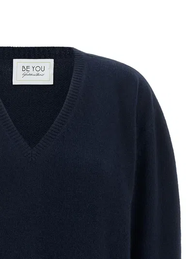 Be You Pullover Mit V-ausschnitt In Blue