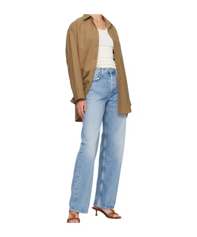 Agolde Non-stretch Jeans In Blue
