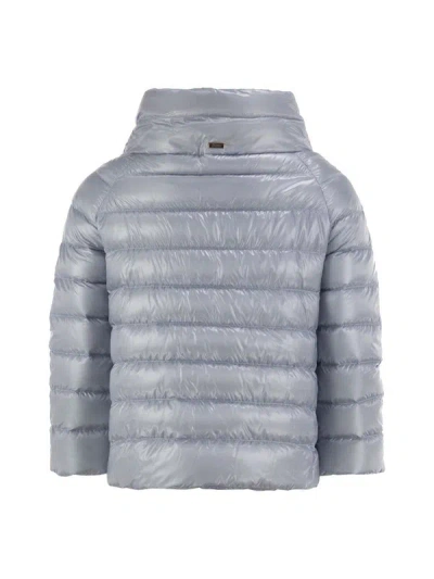 Herno Short Down Jacket In Taupe