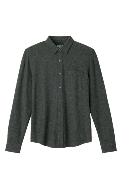 Rhone Wfh Regular Fit Button Down Shirt In Black