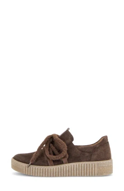 Gabor 43.333 Platform Sneaker In Brown