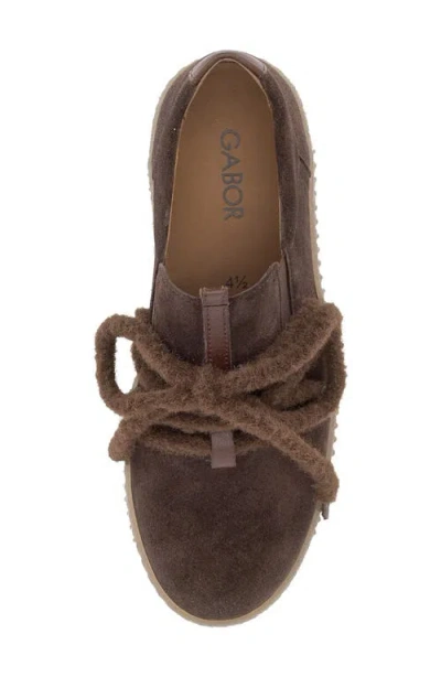 Gabor 43.333 Platform Sneaker In Brown