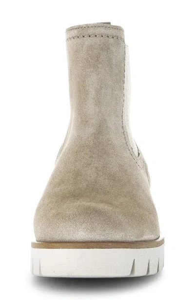 Gabor Lug Sole Boot In Gray
