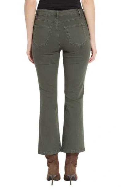 Lyssé Lysse Estelle Pull-on Flare Ankle Jeans In Gray