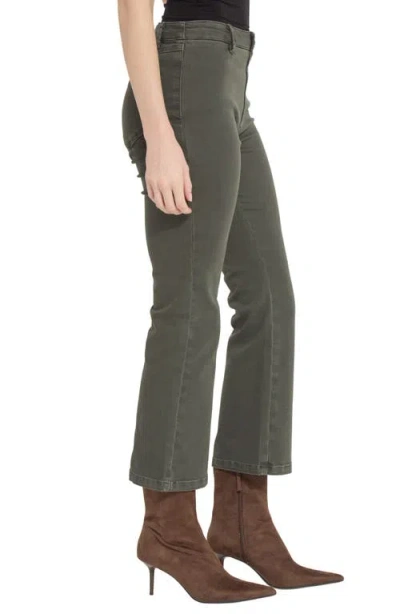 Lyssé Lysse Estelle Pull-on Flare Ankle Jeans In Gray