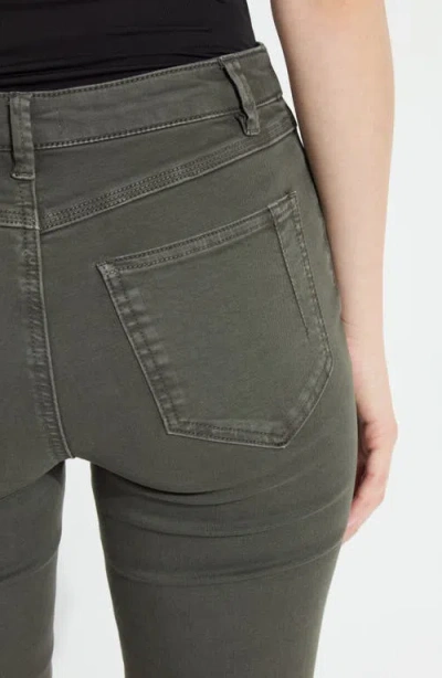 Lyssé Lysse Estelle Pull-on Flare Ankle Jeans In Gray