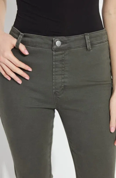 Lyssé Lysse Estelle Pull-on Flare Ankle Jeans In Gray