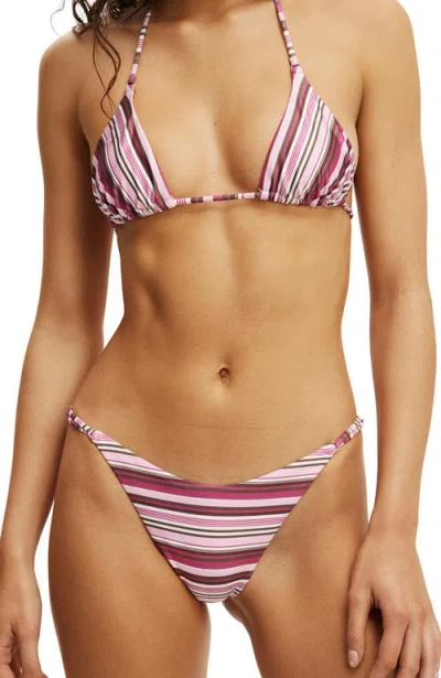Cotton On Body Micro String Thong Bikini Bottom In Pink