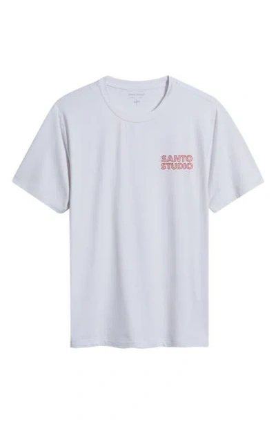 Santo Studio Hotel Graphic Tech T-shirt In White