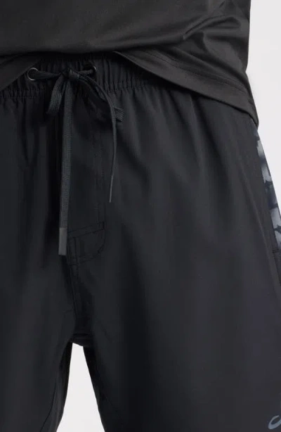 Santo Studio Galaxy Tech Shorts In Black