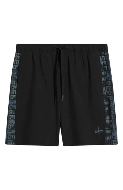 Santo Studio Galaxy Tech Shorts In Black