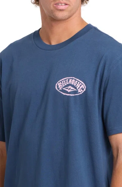 Billabong Reverse Premium Graphic T-shirt In Blue