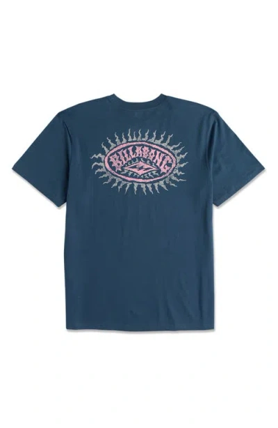 Billabong Reverse Premium Graphic T-shirt In Blue