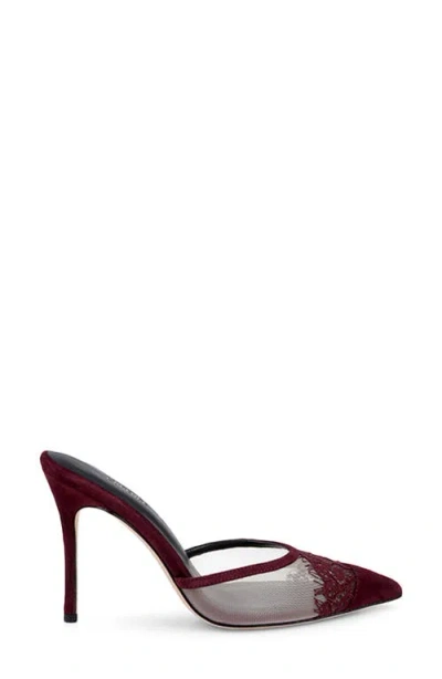 L'agence Semois Pointed Toe Mule In Black