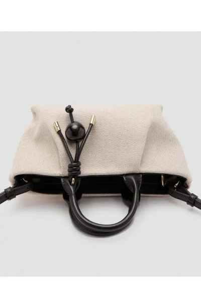 Mango Small Canvas Tote In Pattern