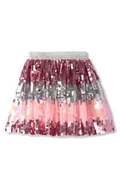 Hatley Kids' Blossom Gradient Sequin Skirt In Multi