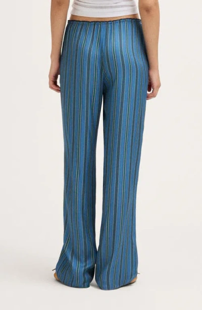 Madewell The Devon Pull-on Relaxed Straight Leg Pants In Multi
