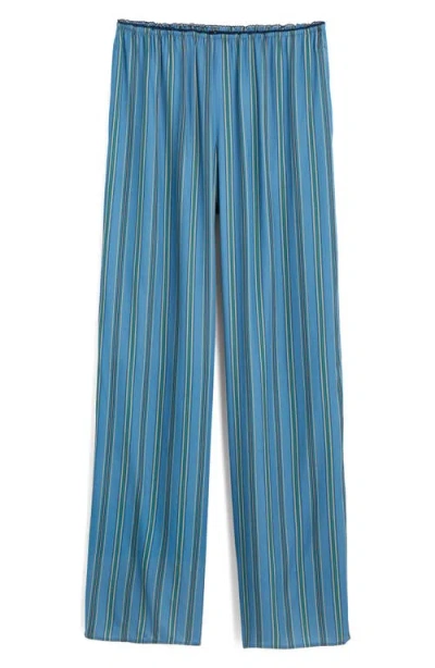 Madewell The Devon Pull-on Relaxed Straight Leg Pants In Multi