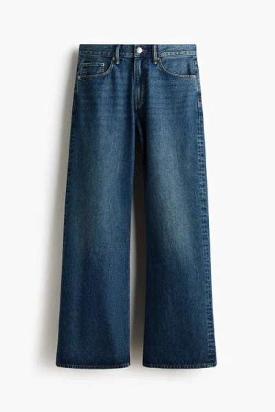 H&m Relaxed Bootcut Jeans In Blue