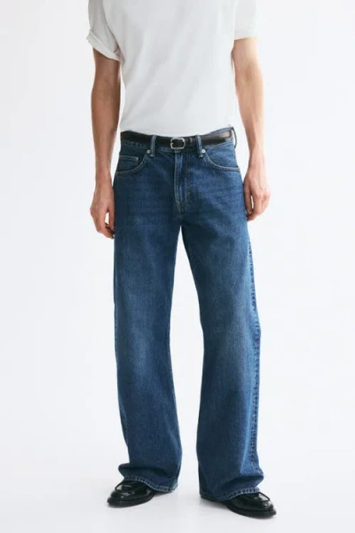 H&m Relaxed Bootcut Jeans In Blue