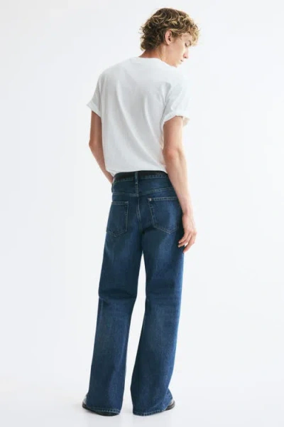 H&m Relaxed Bootcut Jeans In Blue