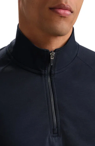 Rhone Dreamstate Quarter Zip Pullover In True Navy